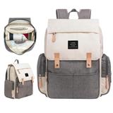 Mochila maternidade Land Luxury Cinza e Creme - Land laduo