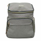 Mochila Maternidade Térmica Impermeável Multifunção Cinza ys29089