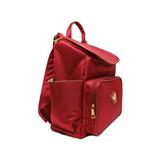 Mochila para bebê sintético modelo Gabriela - Vermelho - Relicário