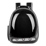 Mochila Pet Panorâmico Design Astronauta Cães Gatos Preto - Magma