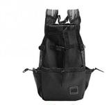 Mochila Pet Transporte e Passeio Cães Preto Até 18 Kilos - Universal