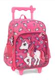 Mochila Petit Unicórnio com Rodas Pink - Up4you