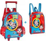 Mochila Rodinha Luccas Neto + Lancheira Térmica Original - Clio