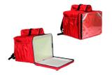 Mochila Termica para Entregas Moto 45 Litros Isopor Vermelha Bolsa Entregador Pizza - Bag Bolsas