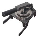 Modelador de Hambúrguer Hamburgueira Manual Com 2 Discos Em Inox - Evandroshop