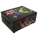 Módulo Amplificador Mesa Mixer 200W RMS 4 Ohms RCA Colorido Fifty-Four Trinity Som Igreja Casa Loja