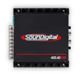Módulo Amplificador Soundigital SD400.4D Evo 400W Rms 4 Ohms 4 Canais