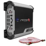 Módulo Amplificador Stetsom High Line HL1200.4 1200W RMS 2 Ohms 4 Canais + Cabo RCA Stetsom 5M 2mm - Prime
