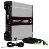 Módulo Amplificador Taramps HD 3000 3000W RMS 1 Canal 2 Ohms Classe D + Cabo RCA 4mm 5m - Prime