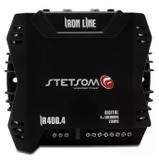 Módulo Stetsom IR400.4 400W RMS 4 Canais 2 Ohms Amplificador Digital Som Automotivo