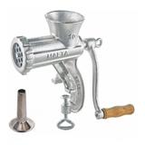 Moedor de Carne Legumes Temperos 10 Extra Forte c/ Funil Inox Para Linguiça - Malta