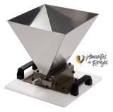 Moedor de Malte 2 Rolos - Rolos e Funil em inox (ALBCF-i) - Amantes da breja
