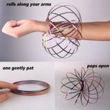 Mola Metal Brinquedo satisfatório Para Criança Magic Ring Interativa Manobras - Lx