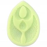 Molde de silicone com Forma de Asa de Anjo. Ideal para utilizar com Pasta Americana. - Adalgisa almeida