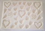 Molde De Silicone Mini Corações Confeitaria E Biscuit - Leb decorações