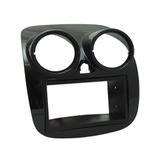 Moldura 2 DIN Fiamon Fiat Novo Palio após 2012 - Black Piano