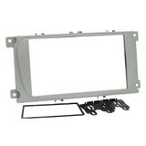 Moldura 2 DIN Fiamon Ford Focus 2009 a 2013 - Prata
