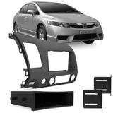 Moldura 2 Din Honda Civic 2007 2008 2009 2010 2011 - Autoplast