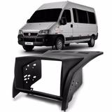 Moldura 2din Citroen Jumper 2007-PRETO - Ajk