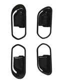 Moldura Aplique Puxador Interno da Porta Preto Nissan Kicks