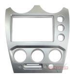Moldura Central De Radio Painel Prata Ford Fiesta Rocan C/AC 08 09 010 011 012 013 014 015 016