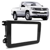 Moldura Painel 2 Din Amarok 12 a 16 Tiguan 09 a 16 Jetta Passat 07 a 16 Gol Fox G7 14 18 Black Piano - Ludovico
