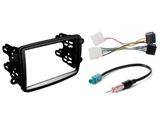 Moldura Painel 2 Din Com Chicote Ligação E Adaptador Antena Renault Kwid Duster Oroch - Autoplast