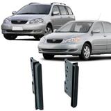 Moldura Painel 2 Din Dvd Corolla e Fielder 2003 à 2008 Preto - S/m