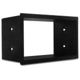 Moldura Painel 2 DIN DVD Polo 2003 a 2013 Fox 2010 a 2013 Fiesta 2005 a 2012 Bora 2001 a 2012 Preta - Engekar