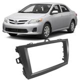 Moldura Painel 2 Din Dvd Toyota Corolla 2009 à 2014 Expex Grafite