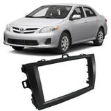 Moldura Painel 2 Din Dvd Toyota Corolla 2009 à 2014 Expex Preta