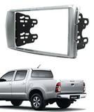 Moldura Painel 2 Din Hilux SRV 2012 2013 2014 2015 - Autoplast