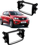 Moldura Painel 2 Din Kwid Black Piano - Autoplast