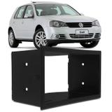 Moldura Painel 2 Din Polo Fox CrossFox SpaceFox Bora Ecosport Fiesta Golf 1996 a 2013 Preta - Ludovico