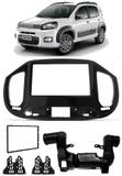 Moldura Painel Dvd Novo Uno 2015 2016 2017 2018 - Autoplast