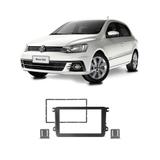 Moldura Painel Volkswagen Gol G7 2017 a 2019 1Din 2Din Ludovico Padrão Chinês e Japonês Preta