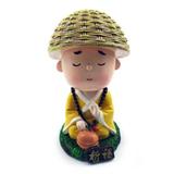 Monginho Meditando Benção (10cm) - Relaxar e meditar
