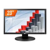 Monitor LED 23'' LG Full HD HDMI Ajuste de altura e Fonte interna 23MB35PH