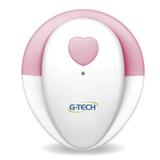 Monitor Pré-Natal para Escuta dos Batimentos Cardíacos do Bebê Doppler G-Tech Portátil Rosa