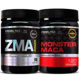 Monster Maca 120 cáps + Zma 90 cáps - Probiótica