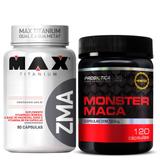 Monster Maca Probiótica + Zma 90 cáps Max Titanium
