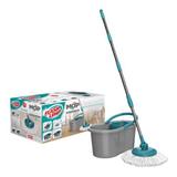 Mop Fit Flash Limp Spin Esfregão Extensivel Microfibra Giratório MOP5010
