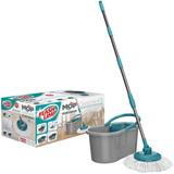 Mop Flash Limp Giratório Fit Esfregão Extensível Microfibra 360 Spin 2 Refil com Balde