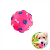 Mordedor Bolinha para Cachorro em Borracha Rosa Rio Tijucas