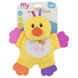 Mordedor para Bebê 4 meses Bichinhos de Pelúcia Pintinho - Bbr toys