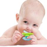 Mordedor Para Bebe com Massageador de Gengiva Azul 4m+ Buba 5822 - Buba toys