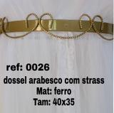 Mosquiteiro Com Dossel Arabesco Com Strass Ref: 26 - Home fernandes