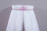 Mosquiteiro Dossel Coroa Rosa - Elobaby