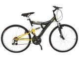 Mountain Bike Aro 26 Track & Bikes Adulto - TB-100XS/PA Aço Carbono Freio V-Brake 18 Marchas