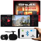 MP3 MP4 MP5 Player Shutt Los Angeles BT 4 Polegadas + Câmera de Ré Colorida 2 em 1 Preta
